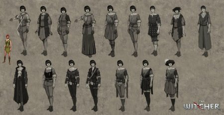 Трисс ведьмак 3 концепты