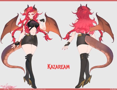 Дракон девушка