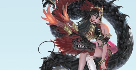 Девушка дракон