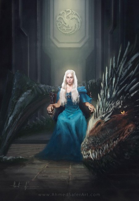 Дейенерис таргариен на троне