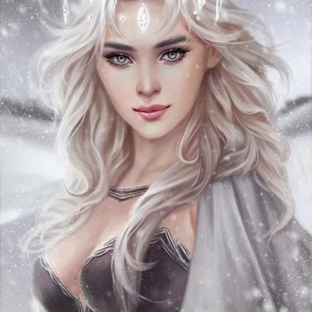 Айс квин эльфийка