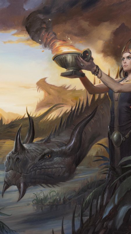 Дракон девушка