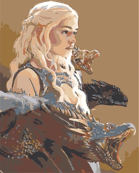 Дейенерис таргариен с драконом