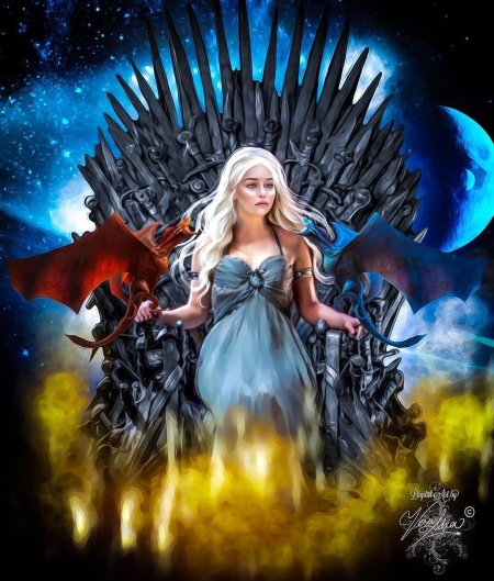 Дейенерис таргариен на троне