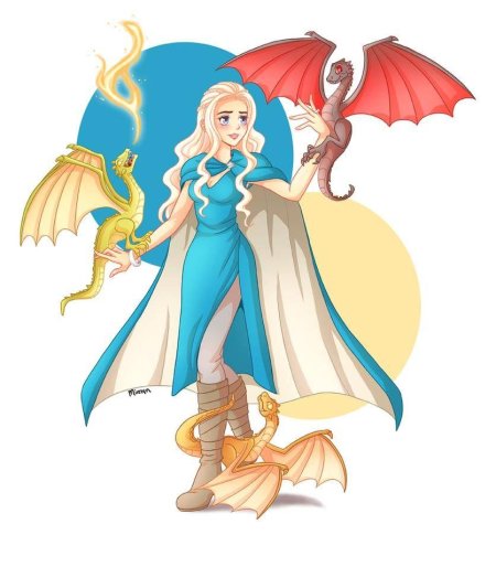 Дейенерис таргариен и маленькие драконы