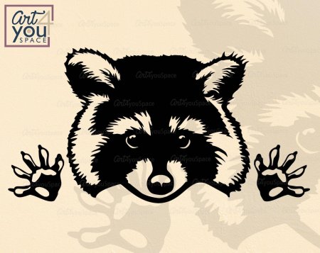 Енот рисунки