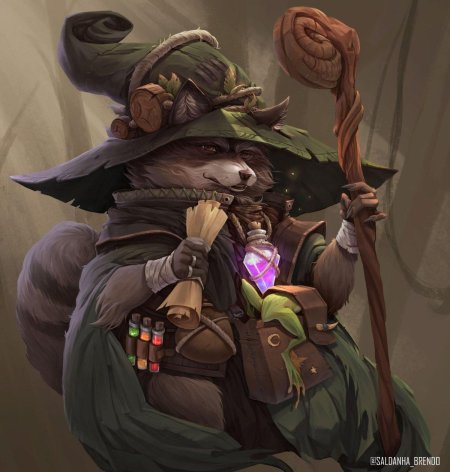 Енот некромант