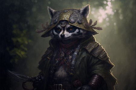 Брутальный енот