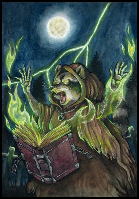 Братство бобра енот некромант