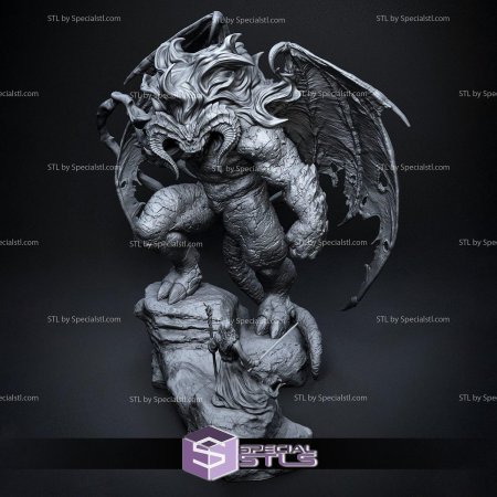 Горгулья демон скульптура