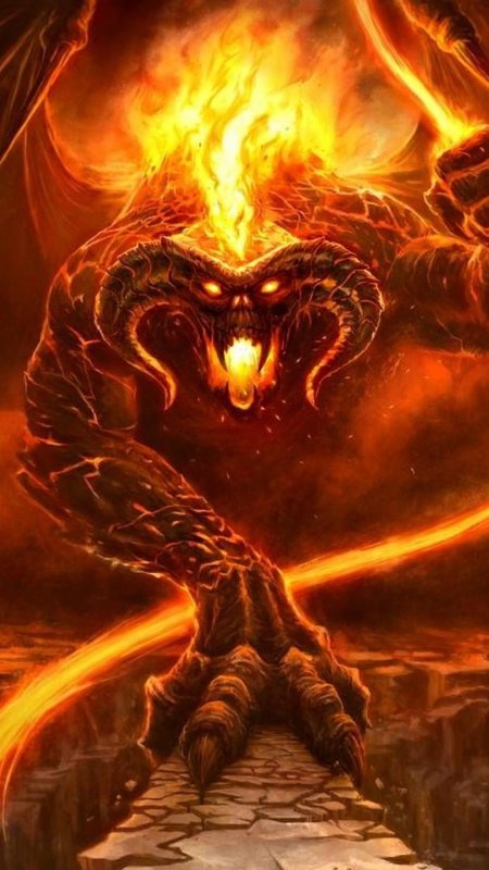 Балрог огненный демон