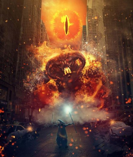 Властелин колец балрог арт