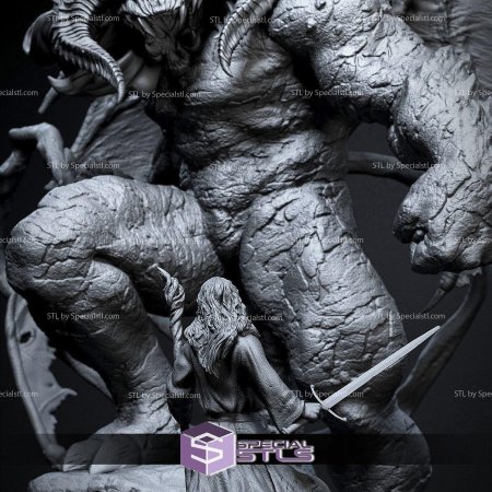 Демон скульптура збраш