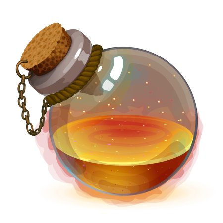 Зелье на белом фоне