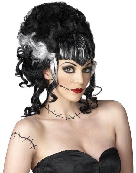 Невеста франкенштейна хэллоуин мейкап