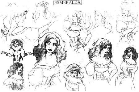 Дисней концепт арты эсмеральда
