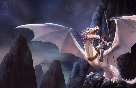 Дракон в стиле фэнтези