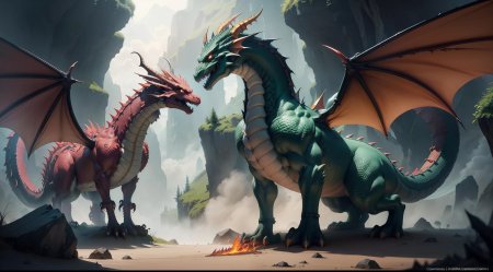 Фэнтези дракон