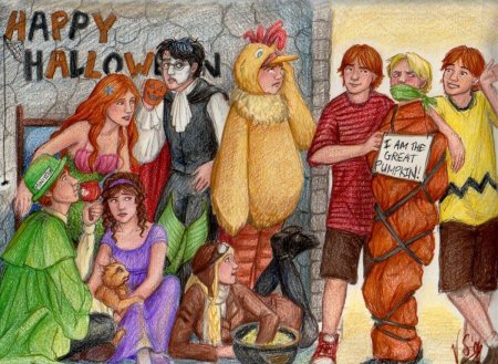 Гарри поттер и джинни уизли арты