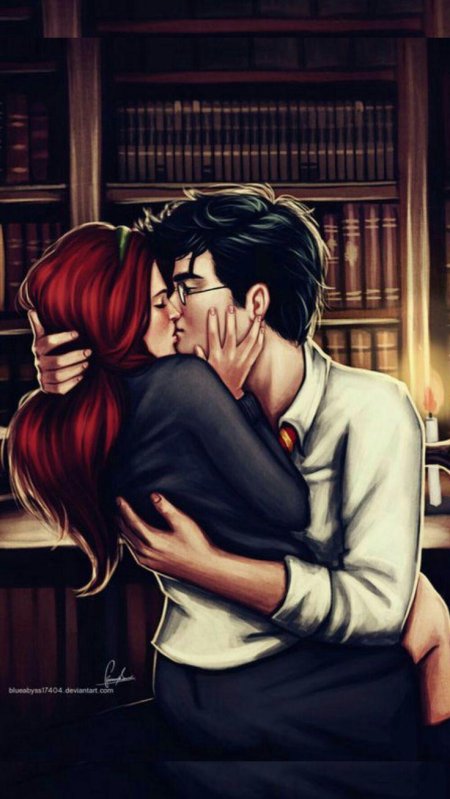 Аниме гарри поттер и джинни уизли