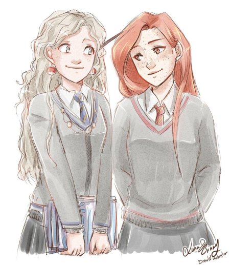 Гермиона джинни и полумна