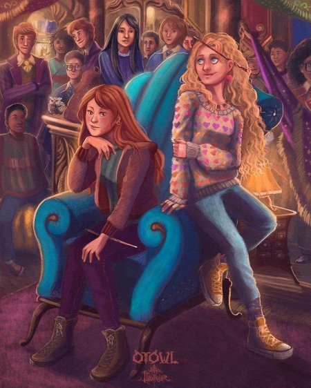 Гермиона джинни и полумна арт