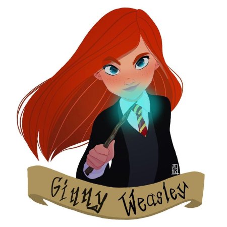Джинни уизли мультяшная маленькая