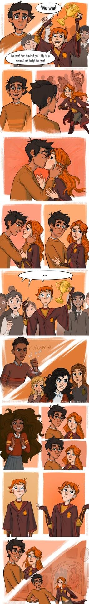 Гарри поттер и джинни уизли комиксы