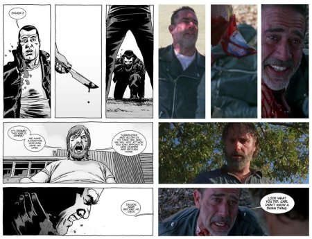 Ходячие мертвецы ниган и рик