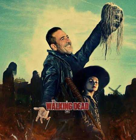 Ходячие мертвецы ниган постер