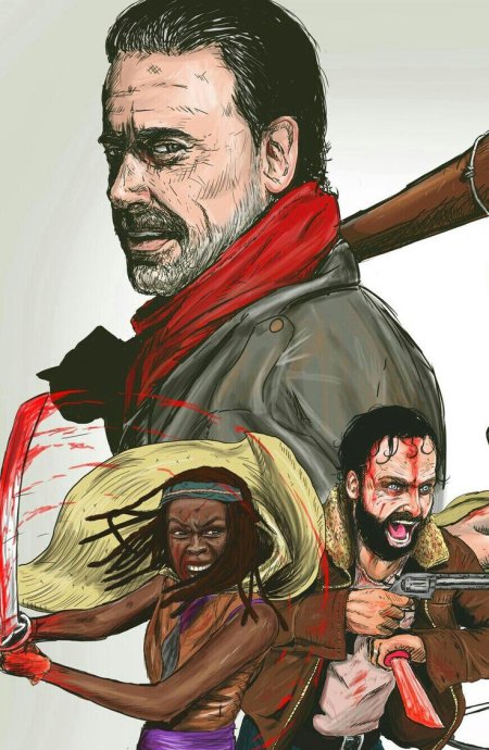 Ходячие мертвецы рисунки