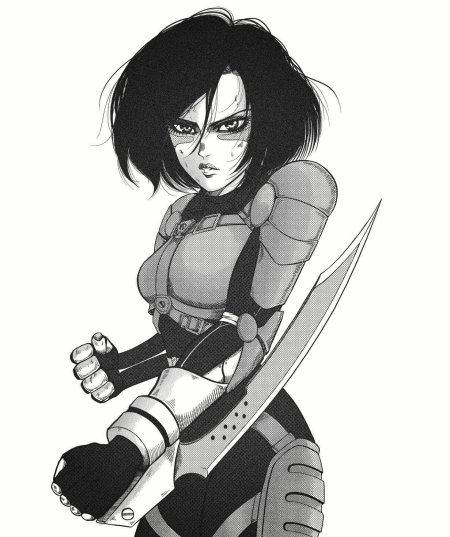 Алита боевой ангел манга