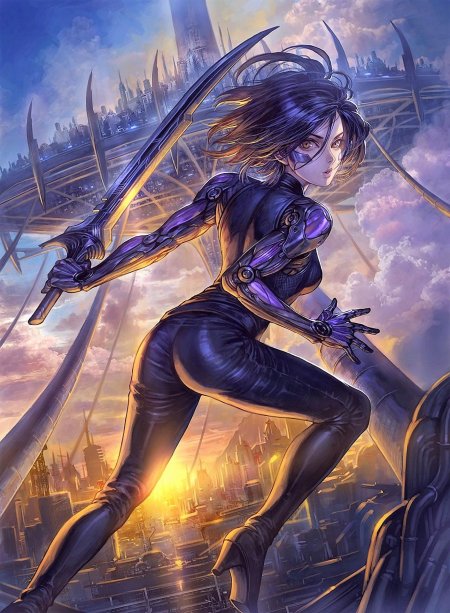 Алита боевой ангел аниме