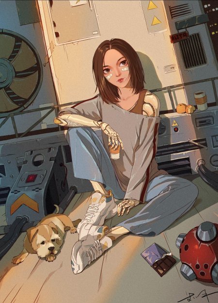 Моя антиутопичная робот девушка