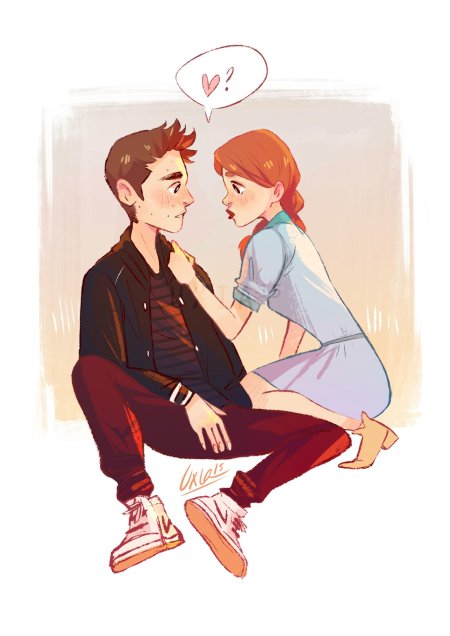 Стайлз и лидия арт