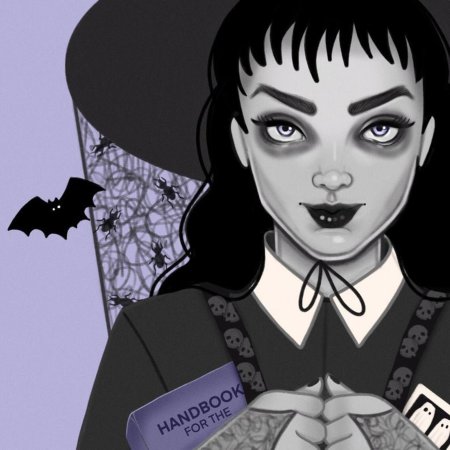 Венсдей аддамс арт