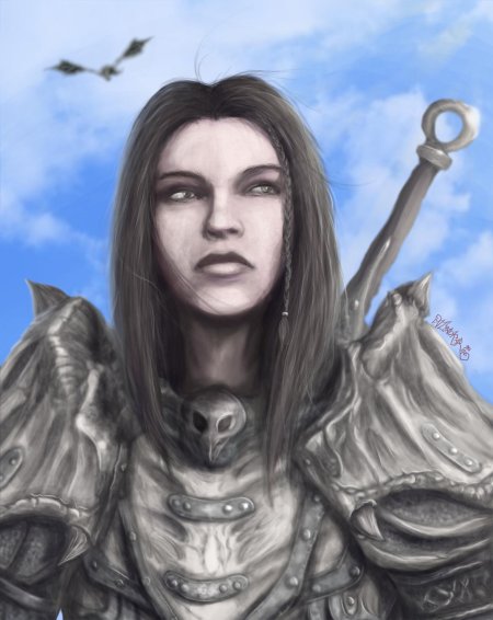 Лидия скайрим арт