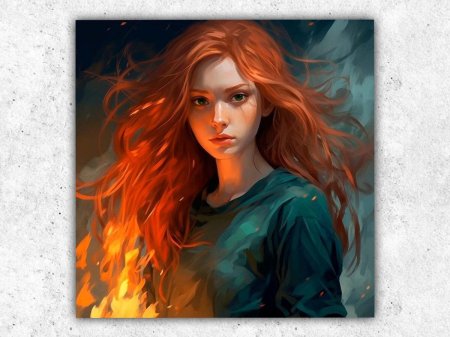 Девушка с огненными волосами