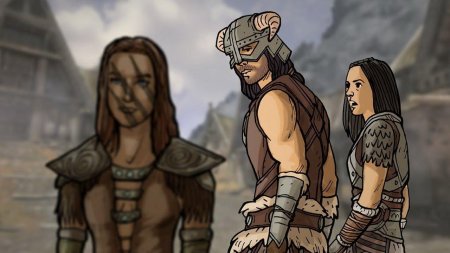 Лидия скайрим арт