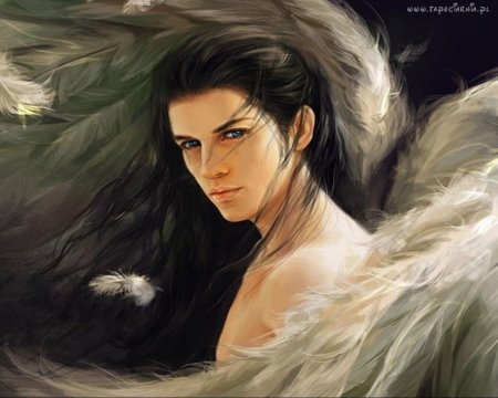 Красивый ангел мужчина