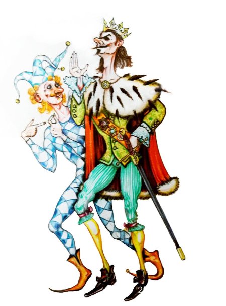 Шут иллюстрация