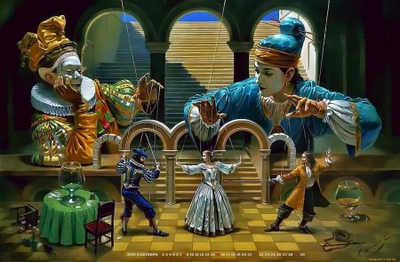 Художник майкл шеваль театр абсурда