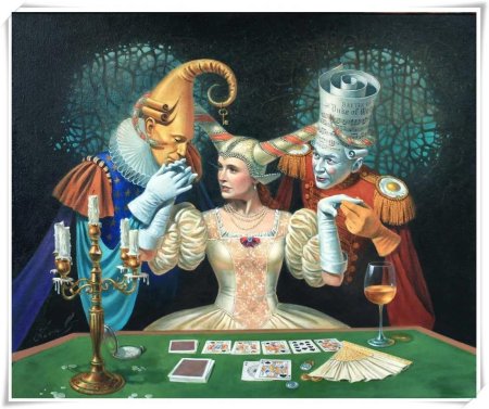 Художник майкл шеваль театр абсурда