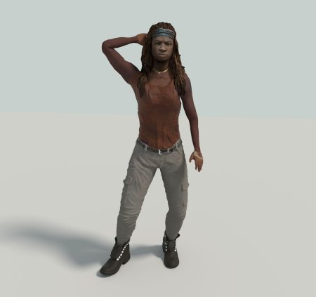 Ходячие мертвецы мишон в полный рост