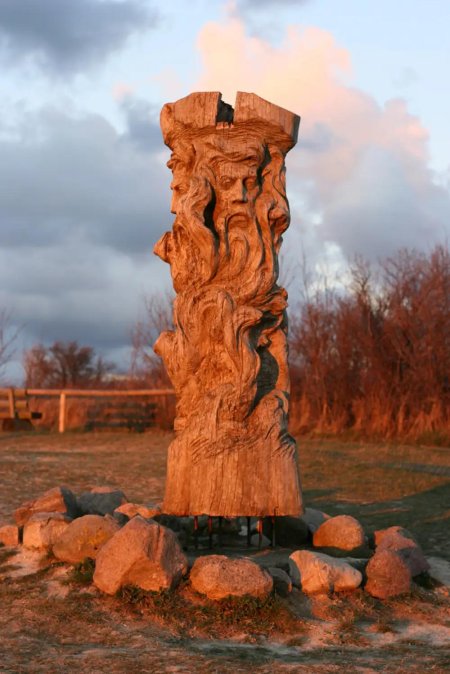 Идол свентовита на острове рюген