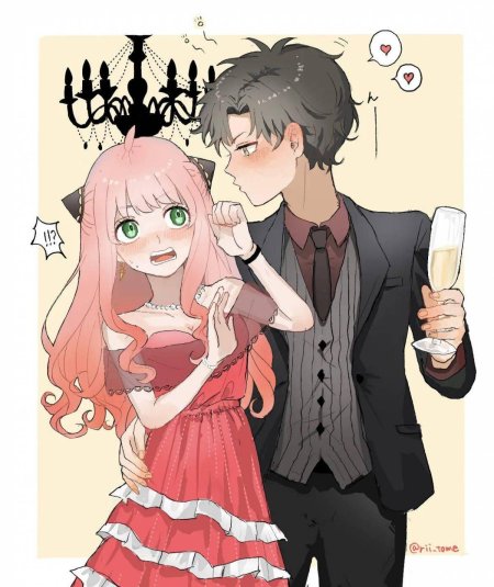 Аниме семья шпиона аня и демиан