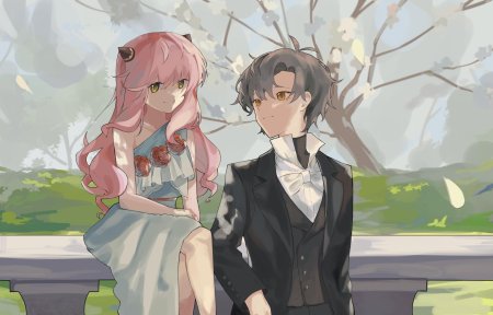 Дамиан и аня аниме семья шпиона