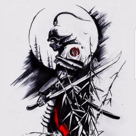 Самурай ронин в треш польке