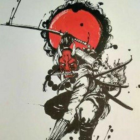 Самурай эскиз