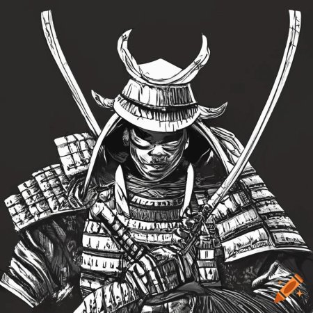 Самурай ронин сегун эскиз